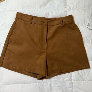 H&M Brown Suede Women's Shorts